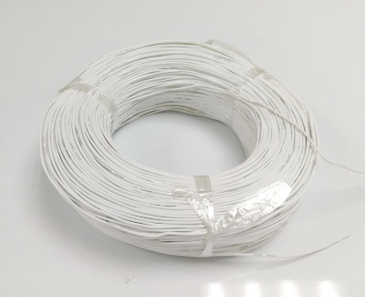 24AWG 0,2 мм² Медный провод в силиконовой изоляции (белый, UL3135) LFW-24W