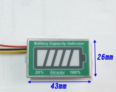 Индикатор емкости (заряда) батареи 36В Li-Ion (TD05)