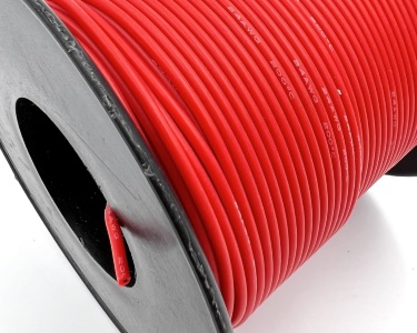 20AWG 0,5 мм² Медный провод в силиконовой изоляции (красный, UL3135) LFW-20R