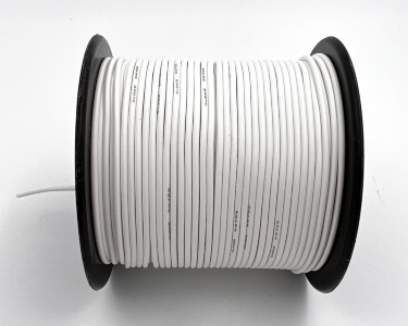 24AWG 0,2 мм² Медный провод в силиконовой изоляции (белый, UL3135) LFW-24W