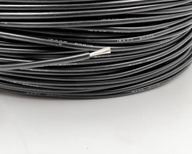 16AWG 1,27 мм² Медный провод в силиконовой изоляции (черный, UL3135) LFW-16B