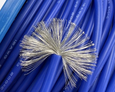 12AWG 3,4 мм² Медный провод в силиконовой изоляции (синий, UL3135) LFW-12Bl